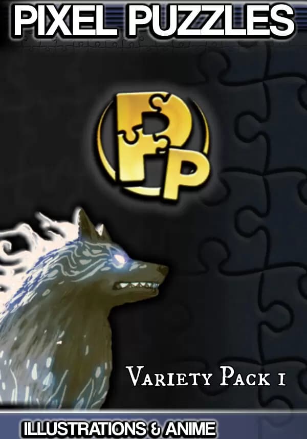 Pixel Puzzles Illustrations & Anime - Jigsaw Pack: Variety Pack 1
