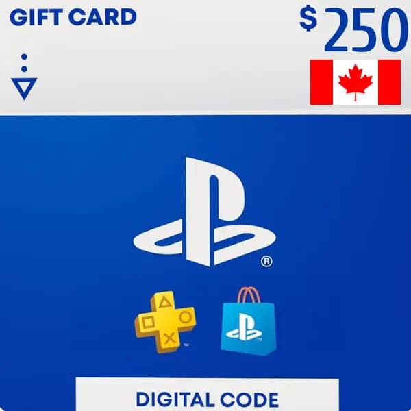 PlayStation Network Card PSN 250 CAD (CA)
