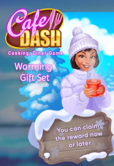 Cafe Dash: Cooking, Diner Game - Warming Gift Set