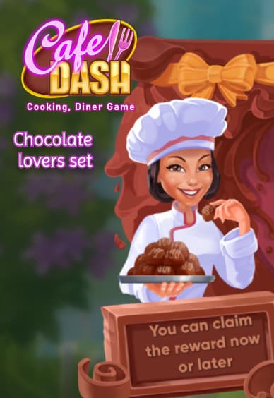 Cafe Dash: Cooking, Diner Game - Chocolate Lover’s Set