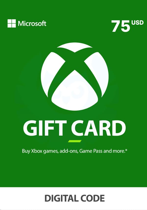 Xbox Live Gift Card 75 USD (US)